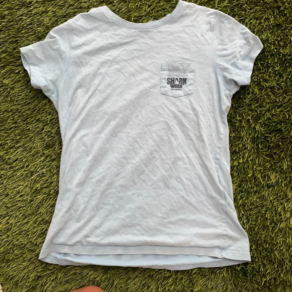 Shark week vineyard vines shirt
